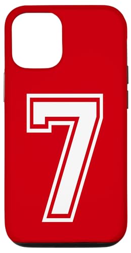 Nummer 7 Sportstyle in Weiß Hülle für iPhone 12/12 Pro Nummer 7 Sportstyle in Weiß Hülle für iPhone 12/12 Pro von Numbers and Letters