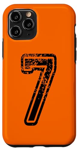 Nummer 7 Sportstyle in grungy black Hülle für iPhone 11 Pro Nummer 7 Sportstyle in grungy black Hülle für iPhone 11 Pro von Numbers and Letters