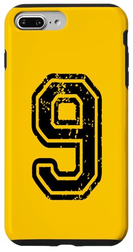 Nummer 9 Sportstyle in grungy black Hülle für iPhone 7 Plus/8 Plus Nummer 9 Sportstyle in grungy black Hülle für iPhone 7 Plus/8 Plus von Numbers and Letters