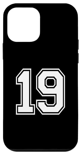 Nummer 19 Sportmannschaftsuniform Hülle für iPhone 12 mini Nummer 19 Sportmannschaftsuniform Hülle für iPhone 12 mini von Numbers for Sports Teams Uniform Events Birthday