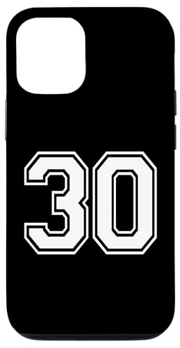 Nummer 30 Sportmannschaftsuniform Hülle für iPhone 12/12 Pro Nummer 30 Sportmannschaftsuniform Hülle für iPhone 12/12 Pro von Numbers for Sports Teams Uniform Events Birthday