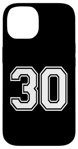 Nummer 30 Sportmannschaftsuniform Hülle für iPhone 14 Nummer 30 Sportmannschaftsuniform Hülle für iPhone 14 von Numbers for Sports Teams Uniform Events Birthday