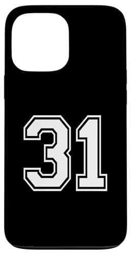 Nummer 31 Sportmannschaftsuniform Hülle für iPhone 13 Pro Max Nummer 31 Sportmannschaftsuniform Hülle für iPhone 13 Pro Max von Numbers for Sports Teams Uniform Events Birthday