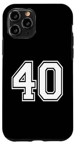 Nummer Forty #40 Sports Team Uniform Hülle für iPhone 11 Pro Nummer Forty #40 Sports Team Uniform Hülle für iPhone 11 Pro von Numbers for Sports Teams Uniform Events Birthday