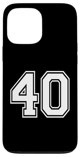 Nummer Forty #40 Sports Team Uniform Hülle für iPhone 13 Pro Max Nummer Forty #40 Sports Team Uniform Hülle für iPhone 13 Pro Max von Numbers for Sports Teams Uniform Events Birthday