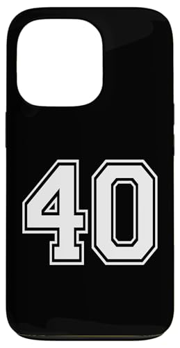 Nummer Forty #40 Sports Team Uniform Hülle für iPhone 13 Pro Nummer Forty #40 Sports Team Uniform Hülle für iPhone 13 Pro von Numbers for Sports Teams Uniform Events Birthday