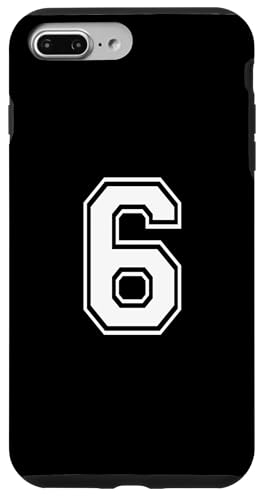Nummer Sechs #6 Sportmannschaftsuniform Hülle für iPhone 7 Plus/8 Plus Nummer Sechs #6 Sportmannschaftsuniform Hülle für iPhone 7 Plus/8 Plus von Numbers for Sports Teams Uniform Events Birthday