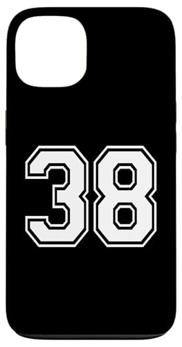 Nummer Thirty Eight #38 Sportmannschaftsuniform Hülle für iPhone 13 Nummer Thirty Eight #38 Sportmannschaftsuniform Hülle für iPhone 13 von Numbers for Sports Teams Uniform Events Birthday