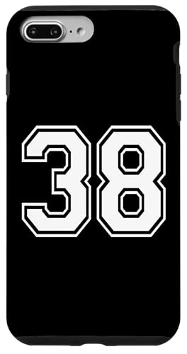 Nummer Thirty Eight #38 Sportmannschaftsuniform Hülle für iPhone 7 Plus/8 Plus Nummer Thirty Eight #38 Sportmannschaftsuniform Hülle für iPhone 7 Plus/8 Plus von Numbers for Sports Teams Uniform Events Birthday