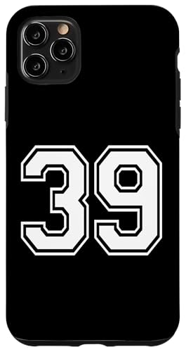 Nummer Thirty Nine #39 Sportmannschaftsuniform Hülle für iPhone 11 Pro Max Nummer Thirty Nine #39 Sportmannschaftsuniform Hülle für iPhone 11 Pro Max von Numbers for Sports Teams Uniform Events Birthday