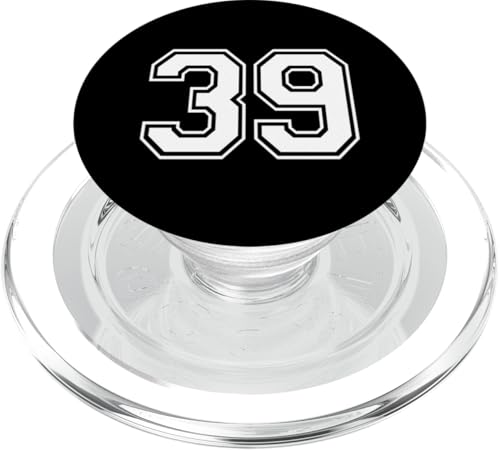 Nummer Thirty Nine #39 Sportmannschaftsuniform PopSockets PopGrip für MagSafe Nummer Thirty Nine #39 Sportmannschaftsuniform PopSockets PopGrip für MagSafe von Numbers for Sports Teams Uniform Events Birthday