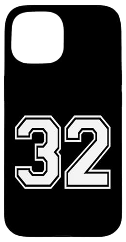 Nummer Thirty Two #32 Sports Team Uniform Hülle für iPhone 15 Nummer Thirty Two #32 Sports Team Uniform Hülle für iPhone 15 von Numbers for Sports Teams Uniform Events Birthday