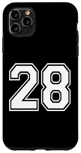 Nummer Twenty Eight #28 Sports Team Uniform Hülle für iPhone 11 Pro Max Nummer Twenty Eight #28 Sports Team Uniform Hülle für iPhone 11 Pro Max von Numbers for Sports Teams Uniform Events Birthday