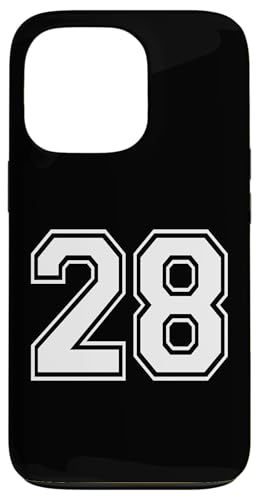Nummer Twenty Eight #28 Sports Team Uniform Hülle für iPhone 13 Pro Nummer Twenty Eight #28 Sports Team Uniform Hülle für iPhone 13 Pro von Numbers for Sports Teams Uniform Events Birthday