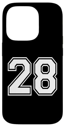 Nummer Twenty Eight #28 Sports Team Uniform Hülle für iPhone 14 Pro Nummer Twenty Eight #28 Sports Team Uniform Hülle für iPhone 14 Pro von Numbers for Sports Teams Uniform Events Birthday