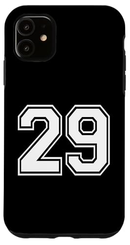 Nummer Twenty Nine #29 Sports Team Uniform Hülle für iPhone 11 von Numbers for Sports Teams Uniform Events Birthday