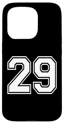 Nummer Twenty Nine #29 Sports Team Uniform Hülle für iPhone 15 Pro Nummer Twenty Nine #29 Sports Team Uniform Hülle für iPhone 15 Pro von Numbers for Sports Teams Uniform Events Birthday