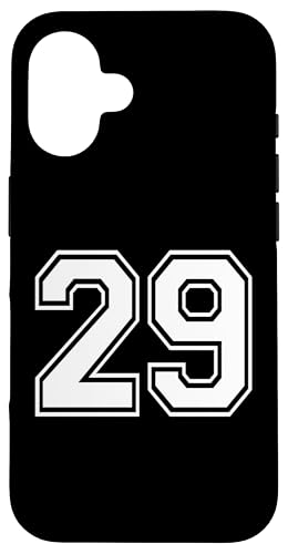 Nummer Twenty Nine #29 Sports Team Uniform Hülle für iPhone 16 Nummer Twenty Nine #29 Sports Team Uniform Hülle für iPhone 16 von Numbers for Sports Teams Uniform Events Birthday
