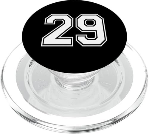 Nummer Twenty Nine #29 Sports Team Uniform PopSockets PopGrip für MagSafe Nummer Twenty Nine #29 Sports Team Uniform PopSockets PopGrip für MagSafe von Numbers for Sports Teams Uniform Events Birthday