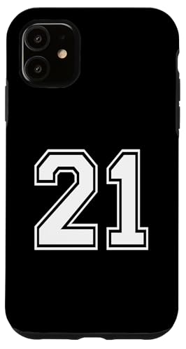 Nummer Twenty One #21 Sports Team Uniform Hülle für iPhone 11 Nummer Twenty One #21 Sports Team Uniform Hülle für iPhone 11 von Numbers for Sports Teams Uniform Events Birthday