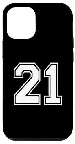 Nummer Twenty One #21 Sports Team Uniform Hülle für iPhone 12/12 Pro Nummer Twenty One #21 Sports Team Uniform Hülle für iPhone 12/12 Pro von Numbers for Sports Teams Uniform Events Birthday