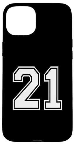 Nummer Twenty One #21 Sports Team Uniform Hülle für iPhone 15 Plus von Numbers for Sports Teams Uniform Events Birthday