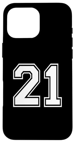 Nummer Twenty One #21 Sports Team Uniform Hülle für iPhone 16 Pro Max Nummer Twenty One #21 Sports Team Uniform Hülle für iPhone 16 Pro Max von Numbers for Sports Teams Uniform Events Birthday