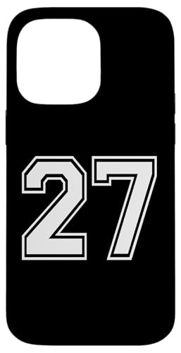 Nummer Twenty Seven #27 Sportmannschaftsuniform Hülle für iPhone 14 Pro Max Nummer Twenty Seven #27 Sportmannschaftsuniform Hülle für iPhone 14 Pro Max von Numbers for Sports Teams Uniform Events Birthday