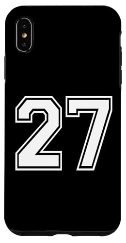 Nummer Twenty Seven #27 Sportmannschaftsuniform Hülle für iPhone XS Max Nummer Twenty Seven #27 Sportmannschaftsuniform Hülle für iPhone XS Max von Numbers for Sports Teams Uniform Events Birthday