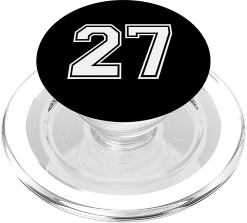 Nummer Twenty Seven #27 Sportmannschaftsuniform PopSockets PopGrip für MagSafe Nummer Twenty Seven #27 Sportmannschaftsuniform PopSockets PopGrip für MagSafe von Numbers for Sports Teams Uniform Events Birthday