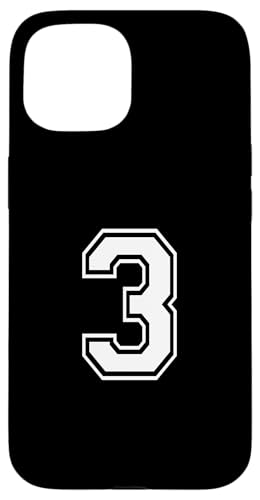 Nummer drei #3 Sportmannschaftsuniform Hülle für iPhone 15 Nummer drei #3 Sportmannschaftsuniform Hülle für iPhone 15 von Numbers for Sports Teams Uniform Events Birthday