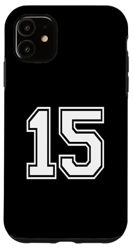 Nummer fünfzehn #15 Sportmannschaftsuniform Hülle für iPhone 11 Nummer fünfzehn #15 Sportmannschaftsuniform Hülle für iPhone 11 von Numbers for Sports Teams Uniform Events Birthday