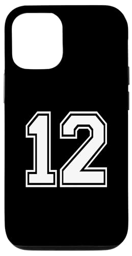 Nummer zwölf #12 Sportmannschaftsuniform Hülle für iPhone 12/12 Pro Nummer zwölf #12 Sportmannschaftsuniform Hülle für iPhone 12/12 Pro von Numbers for Sports Teams Uniform Events Birthday
