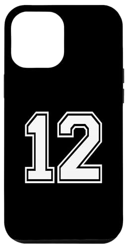 Nummer zwölf #12 Sportmannschaftsuniform Hülle für iPhone 12 Pro Max Nummer zwölf #12 Sportmannschaftsuniform Hülle für iPhone 12 Pro Max von Numbers for Sports Teams Uniform Events Birthday