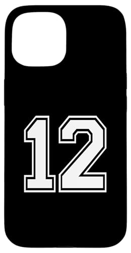 Nummer zwölf #12 Sportmannschaftsuniform Hülle für iPhone 15 Nummer zwölf #12 Sportmannschaftsuniform Hülle für iPhone 15 von Numbers for Sports Teams Uniform Events Birthday