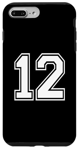Nummer zwölf #12 Sportmannschaftsuniform Hülle für iPhone 7 Plus/8 Plus Nummer zwölf #12 Sportmannschaftsuniform Hülle für iPhone 7 Plus/8 Plus von Numbers for Sports Teams Uniform Events Birthday