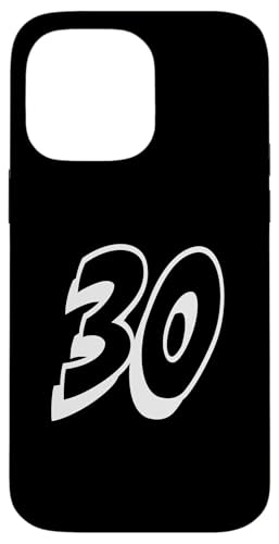 Nummer 30 Sportmannschaftsuniform Hülle für iPhone 14 Pro Max Nummer 30 Sportmannschaftsuniform Hülle für iPhone 14 Pro Max von Numbers for Sports Teams Uniform Events Birthdays