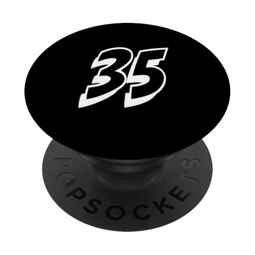 Nummer 35 Sportmannschaftsuniform PopSockets Klebender PopGrip Nummer 35 Sportmannschaftsuniform PopSockets Klebender PopGrip von Numbers for Sports Teams Uniform Events Birthdays
