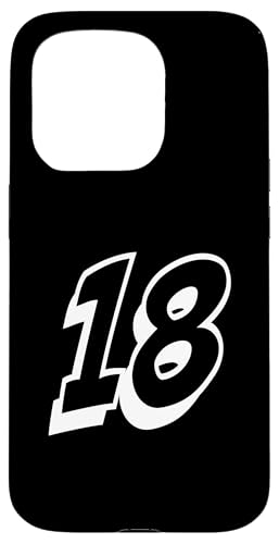 Nummer Achtzehn #18 Sportmann-Uniform 18 Hülle für iPhone 15 Pro Nummer Achtzehn #18 Sportmann-Uniform 18 Hülle für iPhone 15 Pro von Numbers for Sports Teams Uniform Events Birthdays