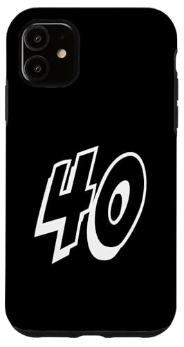 Nummer Forty #40 Sports Team Uniform Hülle für iPhone 11 Nummer Forty #40 Sports Team Uniform Hülle für iPhone 11 von Numbers for Sports Teams Uniform Events Birthdays