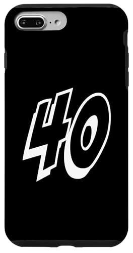 Nummer Forty #40 Sports Team Uniform Hülle für iPhone 7 Plus/8 Plus Nummer Forty #40 Sports Team Uniform Hülle für iPhone 7 Plus/8 Plus von Numbers for Sports Teams Uniform Events Birthdays