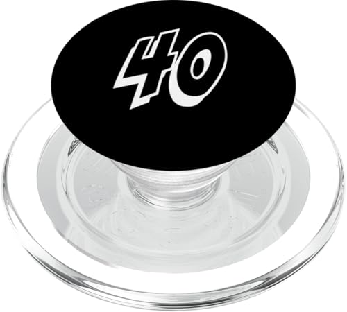 Nummer Forty #40 Sports Team Uniform PopSockets PopGrip für MagSafe Nummer Forty #40 Sports Team Uniform PopSockets PopGrip für MagSafe von Numbers for Sports Teams Uniform Events Birthdays
