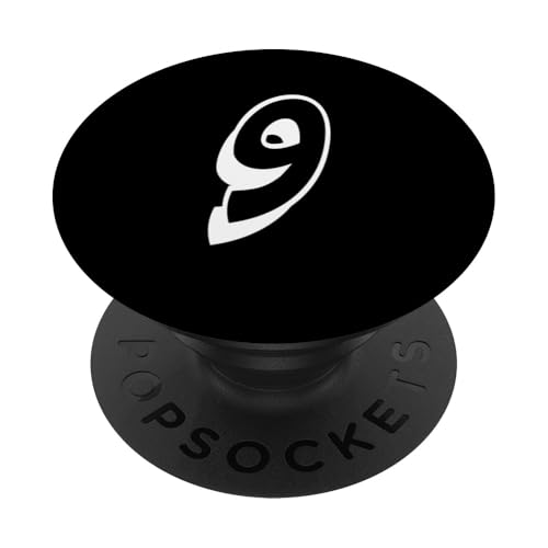 Nummer Neun #9 Sportmann-Uniform 9 PopSockets Klebender PopGrip Nummer Neun #9 Sportmann-Uniform 9 PopSockets Klebender PopGrip von Numbers for Sports Teams Uniform Events Birthdays