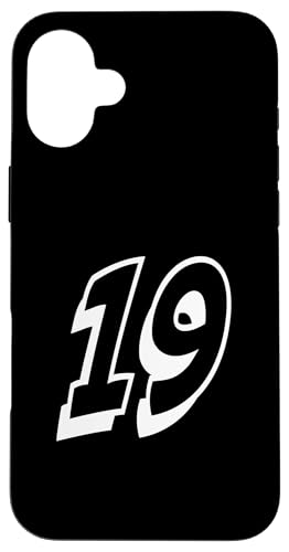 Nummer Neunzehn #19 Sportmann-Uniform 19 Hülle für iPhone 16 Plus Nummer Neunzehn #19 Sportmann-Uniform 19 Hülle für iPhone 16 Plus von Numbers for Sports Teams Uniform Events Birthdays