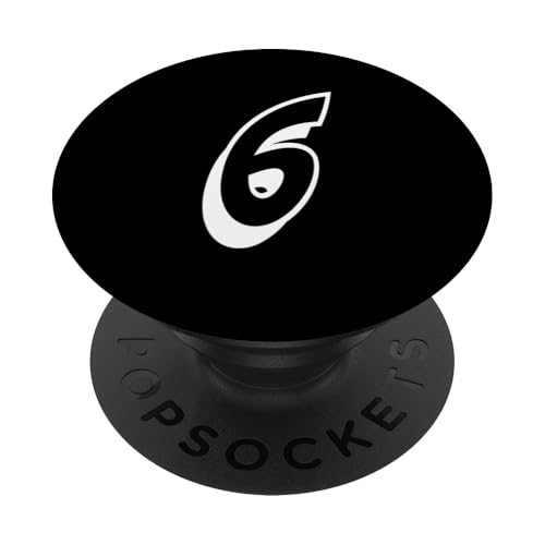 Nummer Sechs #6 Sportmann-Uniform 6 PopSockets Klebender PopGrip Nummer Sechs #6 Sportmann-Uniform 6 PopSockets Klebender PopGrip von Numbers for Sports Teams Uniform Events Birthdays