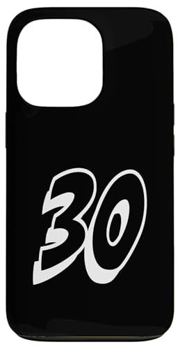 Nummer Thirty #30 für Sportteam Uniform Event 30 Hülle für iPhone 13 Pro Nummer Thirty #30 für Sportteam Uniform Event 30 Hülle für iPhone 13 Pro von Numbers for Sports Teams Uniform Events Birthdays