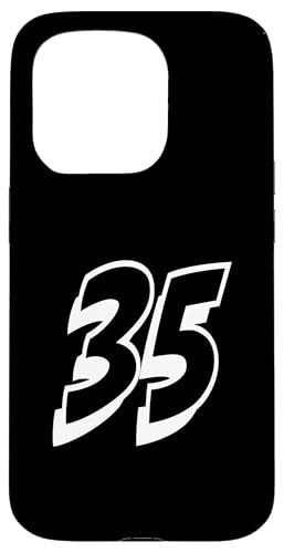 Nummer Thirty Five #35 für Sportmannschaftsuniform Event 35 Hülle für iPhone 15 Pro Nummer Thirty Five #35 für Sportmannschaftsuniform Event 35 Hülle für iPhone 15 Pro von Numbers for Sports Teams Uniform Events Birthdays