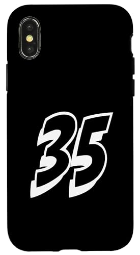 Nummer Thirty Five #35 für Sportmannschaftsuniform Event 35 Hülle für iPhone X/XS Nummer Thirty Five #35 für Sportmannschaftsuniform Event 35 Hülle für iPhone X/XS von Numbers for Sports Teams Uniform Events Birthdays