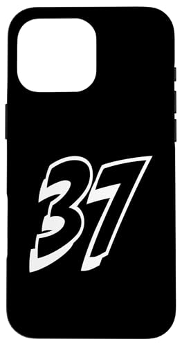 Nummer Thirty Seven #37 Sportmannschaftsuniform Hülle für iPhone 16 Pro Max Nummer Thirty Seven #37 Sportmannschaftsuniform Hülle für iPhone 16 Pro Max von Numbers for Sports Teams Uniform Events Birthdays