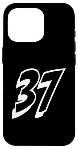 Nummer Thirty Seven #37 Sportmannschaftsuniform Hülle für iPhone 16 Pro Nummer Thirty Seven #37 Sportmannschaftsuniform Hülle für iPhone 16 Pro von Numbers for Sports Teams Uniform Events Birthdays